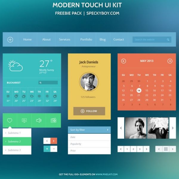 Modern Touch UI Kit